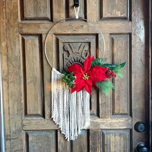 Macrame Christmas wreath
